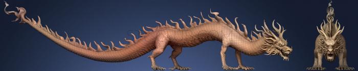 3D model Asian Dragon (STL)